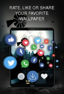 Halloween wallpapers android App screenshot 1