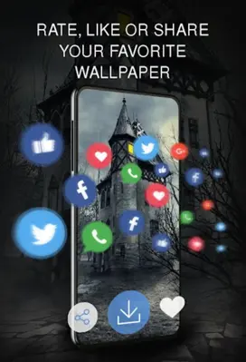 Halloween wallpapers android App screenshot 6